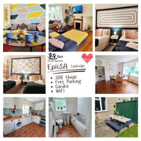 Epicsa - Corporate & Family Stay in 3 Bedroom House with Garden, FREE parking